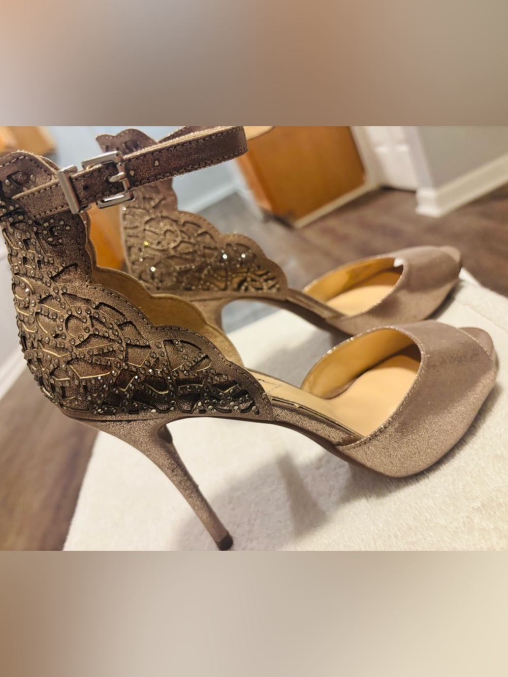 Brand New Heels By JESSICA SIMPSON - Size 7.5 M - Heel Height 4.5 Inches- Box